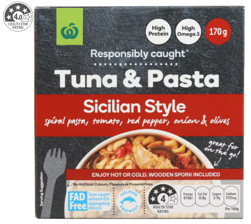 Sicilian Style Tuna & Pasta